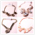 35 yuan a catty wholesale and exaggerated Necklace necklace and short poop