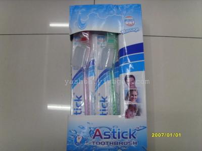 610 Foreign Trade Toothbrush a Box of 12 PCs Medium Hair Toothbrush