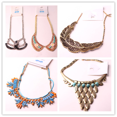 35 yuan a catty wholesale and exaggerated Necklace necklace and short poop