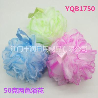 Fine and soft bath flowers, new material bath ball, ribbon flower bath