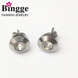 361L the latest Ladies Stainless Steel Earrings Jewelry or simple and elegant