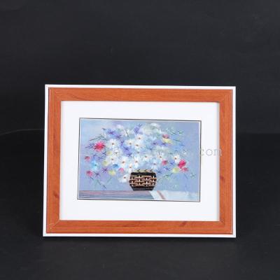 Manufacturers direct embroidery patterns of flowers painted by farmers