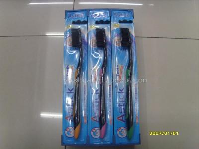 814 Foreign Trade Toothbrush a Box of 12 PCs Socket Medium Hair Toothbrush