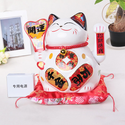 Electric hand lucky lucky cat felicitous wish of making money gifts crafts ornaments shop opened