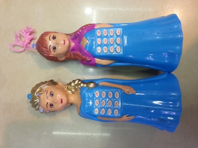 Ice princess toy cell phone.