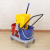 Double drum water wheel side pressure Mop Cleaning car Mop bucket Mop Squeegee Water