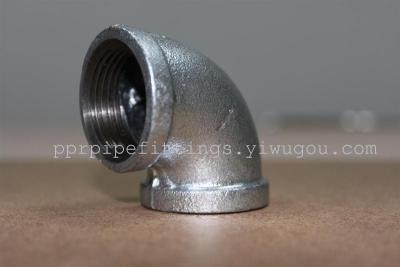 GB 90 degree elbow fittings galvanized malleable iron pipe fittings