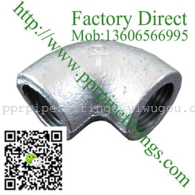 Direct manufacturers of malleable iron, fire pipe fittings elbow DN50