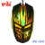 Wired 6D steel game mouse with magic lantern factory direct sales