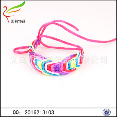 The Dragon Boat Festival folk style colored thread woven colorful rope bracelet bracelet trade