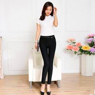 In the Korean version of the new high-grade elastic fashion casual pants slim slim Leggings