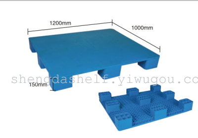 Flat nine angle plastic forklift pallet truck load 2 tons 1.2 x 1 x 0.15
