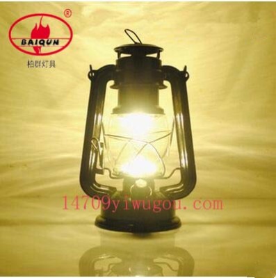 Warm White LED Battery Barn Lantern Retro Kerosene Lamp Type Lighting Camp Tent Light Portable Decorative Light