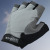 Silicone rubber anti slip bicycle semi finger gloves breathable speed dry elastic cloth riding gloves
