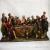 2020 hot search products foreign trade manufacturers direct resin last supper with wood base