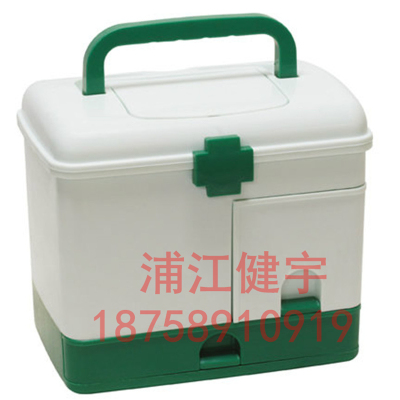 Household medicine box first aid box kit multi-layer plastic box of a multifunctional portable medicine storage box