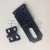 Security Black Powder Coated Hasp and Staple