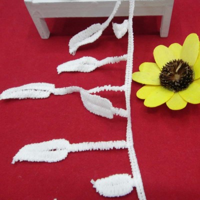Milk silk water soluble embroidery bar code hanging accessories