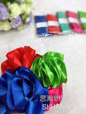 Polyester ribbon garland series wedding decoration holiday flower decoration decorative ribbon packing bride bouquet