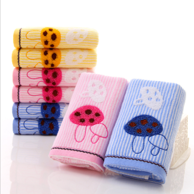 The high-grade velvet cotton towel soft water mushroom with a towel color supermarket monopoly