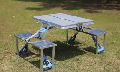 Convenient carrying aluminum alloy connecting table, field table, outdoor dining table