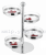 Stainless Steel Bar Dim Sum Dish Dim Sum Rack Stainless Steel Snack Dish Bar Nuts Stainless Steel Fruit Tray Display Stand