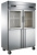 Six-Door Kitchen Freezer Restaurant Freezer Frozen to Keep Fresh Cabinet Freezer Stainless Steel Large Capacity