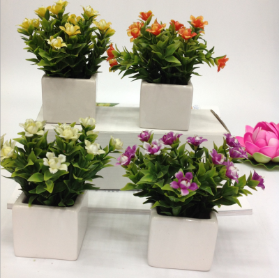 Snow lotus bonsai flower pot Home Furnishing creative decorative display simulation