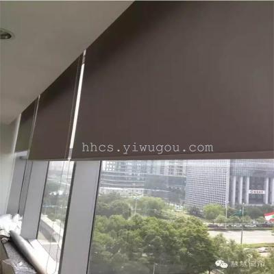 Customized Full Shading Office Engineering Shutter Curtain Finished Blackout Roller Blinds
