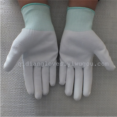 PU white gloves anti-static gloves