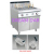 Gas  STYIE  PASTA COOKER WITH CABINET