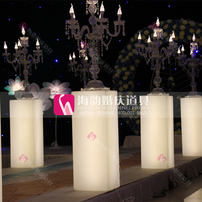 Wedding equipment wedding stage set for 2016 new product luminescent path leading light.