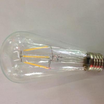 ST64 LED bulb long filament retro LED bulb bulb