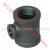 black galvanized iron pipe fittings tee 