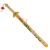 Ress props unbladed children's hot selling toy manufacturers Yellow Qinglong sword wooden Weapon model