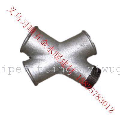 supply of galvanized pipe fititngs hot dipped cross