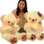 Colorful Luminous Teddy Bear Luminous Holding-Heart Bear Bright Teddy Bear 60cm Plush Toy Doll