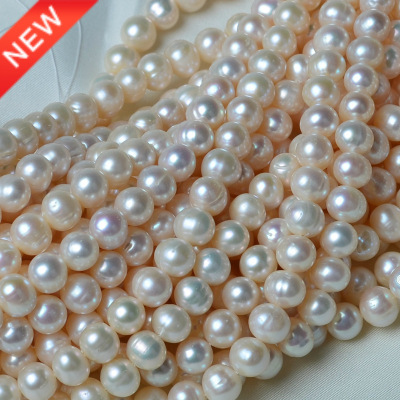 8-9mm punch freshwaterpearl Necklace material blemish wholesale