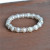9-10MM nearly circular natural pearl bracelet crystal circle new wholesale