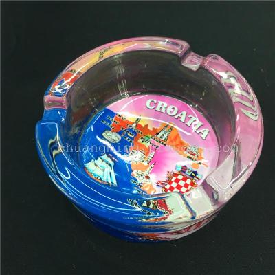 Crystal ashtray smoking handicrafts gift religious articles can be customized