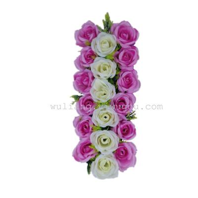 Manufacturers selling flowers silk wedding decoration flower bud happy 18 simulation