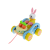 Creative New Toys Wooden Early Education and Wisdom Children's Little Bunny Drum Drag Car Toddler Teaching Aids