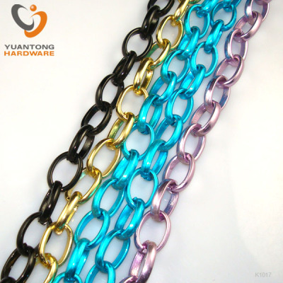 Colorful aluminum chain elegant and beautiful chain, quality assurance