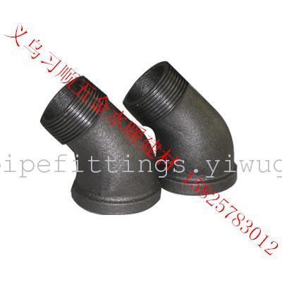 Galvanized Iron  pipe fittings  45 degree elbow 