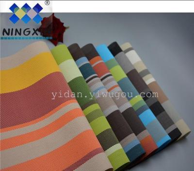 Striped tesserine PVC wear-resistant western food mat anti-skid mat.