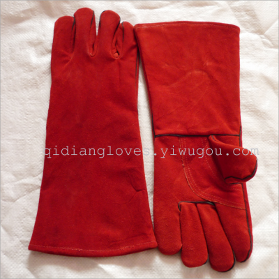 Protective welding gloves leather leather welding gloves gatto labor welding gloves extended welding gloves