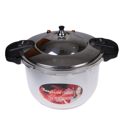 The General purpose gas for the 3-layer bottom induction cooker with large capacity 304 stainless steel pressure cooker