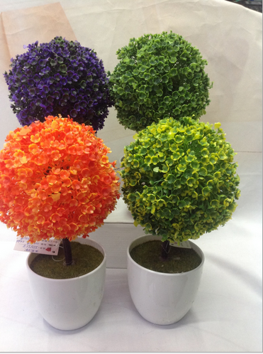 厂家现货供应球形高档仿真植物盆景居家百搭创意摆件迷你假花盆栽