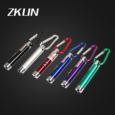 Mountaineering buckle led mini laser detector small flashlight key lamp wholesale gifts promotional gifts