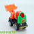 Children's toy car engineering cement tank with a forklift sliding toy car